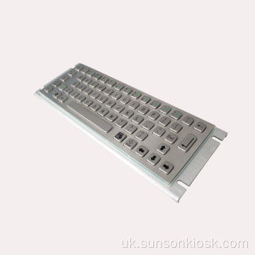 Міцна металева клавіатура з доріжкою